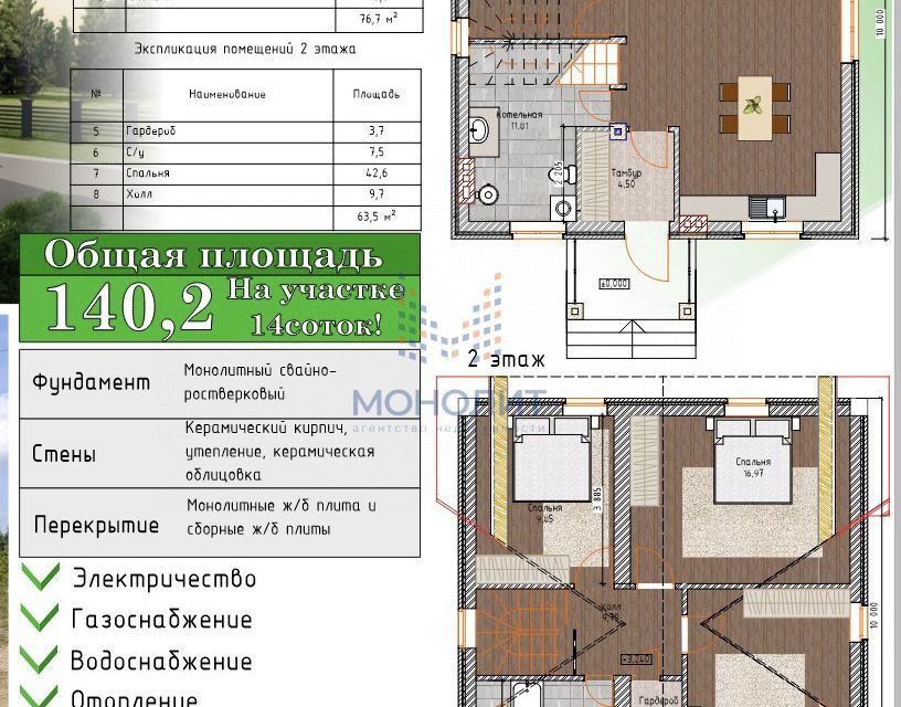 дом р-н Лаишевский д Кзыл-Иль ул Зеленая 21 Республика Татарстан Татарстан фото 4