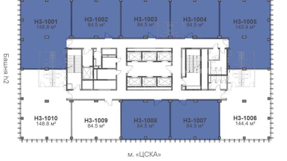 офис г Москва метро ЦСКА б-р Ходынский 6с/2 фото 2