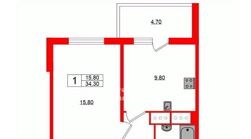 квартира г Санкт-Петербург метро Ладожская пр-кт Энергетиков 9к/6 ЖК «ЗимаЛето» округ Большая Охта фото 2