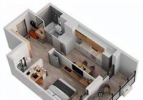 квартира г Набережные Челны р-н Комсомольский ул Авангардная 51 фото 1