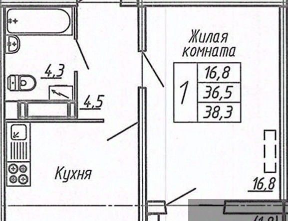 р-н Центральный дом 140б/6 ЖК «‎Яблоневые Сады» фото