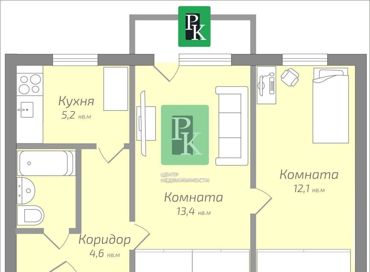 квартира г Севастополь ул Новороссийская 42 Крым фото 15