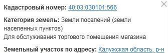 торговое помещение р-н Боровский с Совхоз Боровский ул Советская 8а сельское поселение Совхоз Боровский, Балабаново фото 3