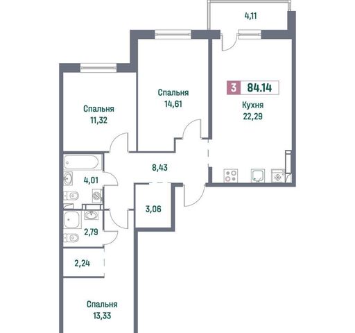 пр-кт Авиаторов Балтики 23 Девяткино, корп. 1 фото