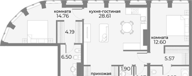 метро Краснопресненская ул Красная Пресня 3 апарт-комплекс Sky View муниципальный округ Пресненский фото