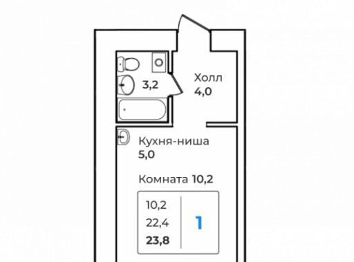 квартира г Благовещенск пер Зейский жилой комплекс фото 4