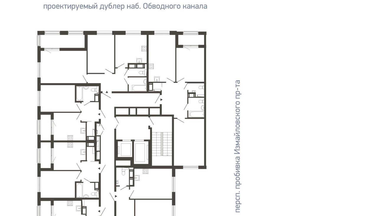 квартира г Санкт-Петербург метро Балтийская б-р Измайловский 9 фото 2