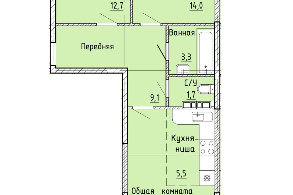 квартира г Артем Артёмовский городской округ, Клубный посёлок Сочи парк фото 1