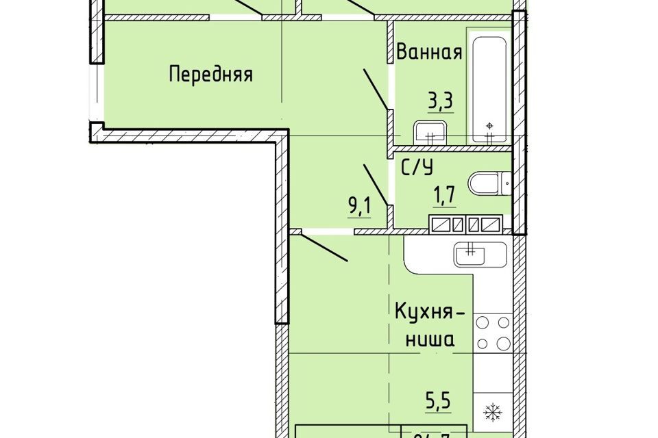 квартира г Артем Артёмовский городской округ, Клубный посёлок Сочи парк фото 1