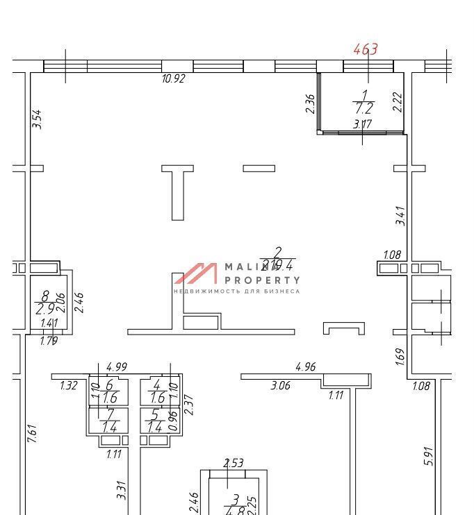 торговое помещение г Москва аллея Берёзовая 19к/3 Ботанический сад, аллея фото 4