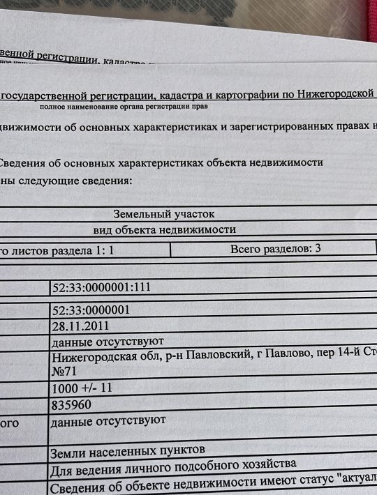 земля р-н Павловский г Павлово ул Анисовая фото 3