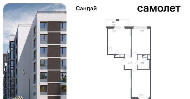 метро Проспект Ветеранов ЖК «Сандэй» 7/2 округ Константиновское фото