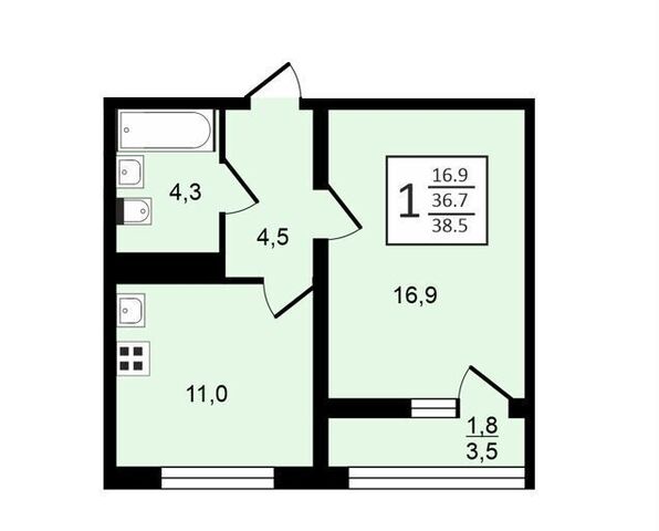 р-н Центральный дом 140б/11 ЖК «‎Яблоневые Сады» фото