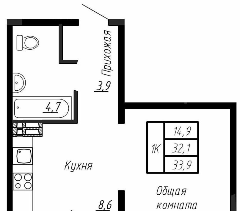 квартира р-н Тосненский п Тельмана ЖК «Сибирь» Рыбацкое фото 1