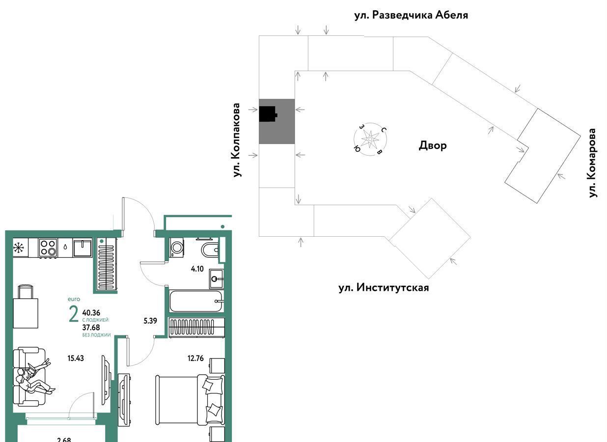 квартира г Москва метро Технопарк пр-кт Андропова 3 оч фото 1