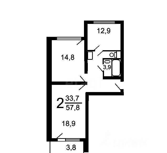 квартира г Москва метро Жулебино ул Тарханская 4к/1 фото 26