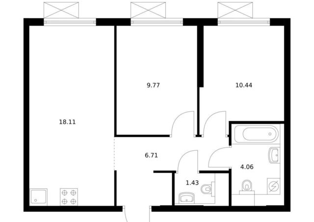 Заречный парк Девяткино, мкр. 1, кв-л 1. 3, стр. 7. 2 фото