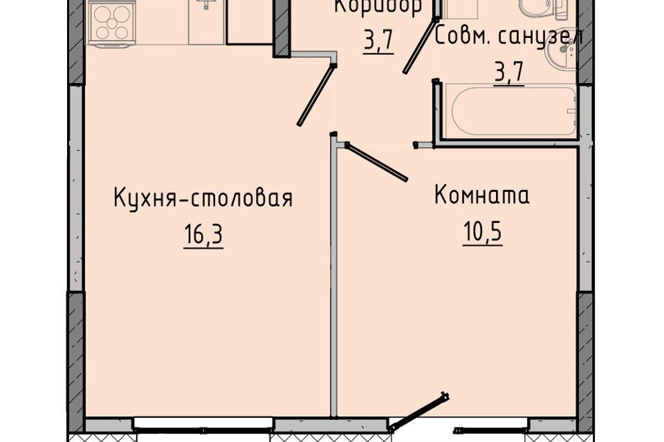 квартира г Ижевск р-н Октябрьский Центральный ул Пушкинская 214 городской округ Ижевск фото 1