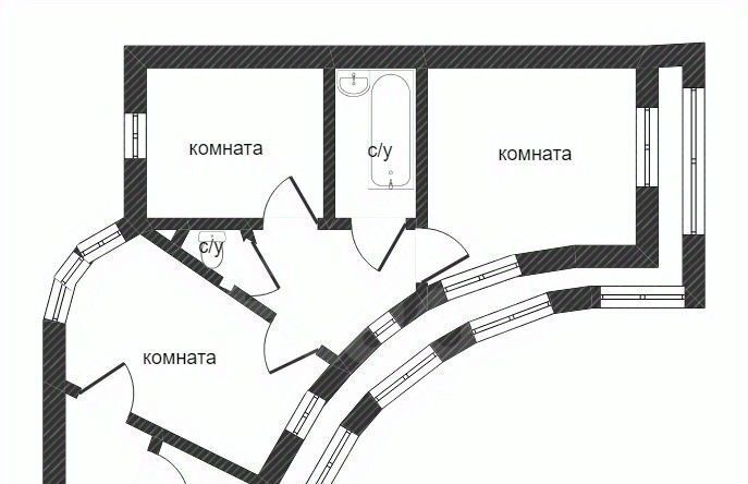 квартира г Калуга р-н Ленинский ул Суворова 44 фото 2