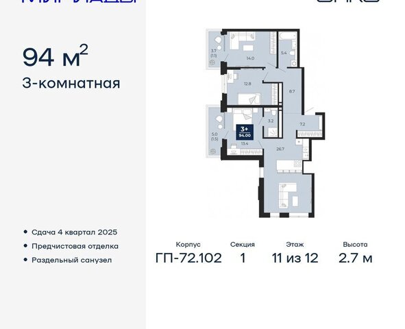 ЖК «Мириады» Ленинский административный округ фото