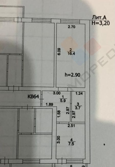 квартира г Краснодар р-н Прикубанский Музыкальный ул им. Сергея Есенина 108/6а фото 7