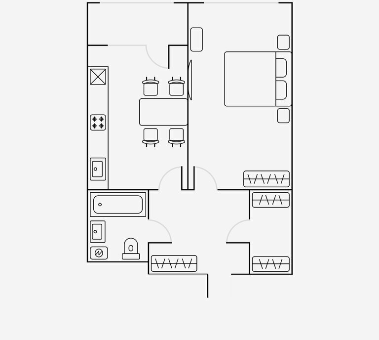 квартира г Москва метро ЗИЛ ул Автозаводская 23бк/2 фото 5