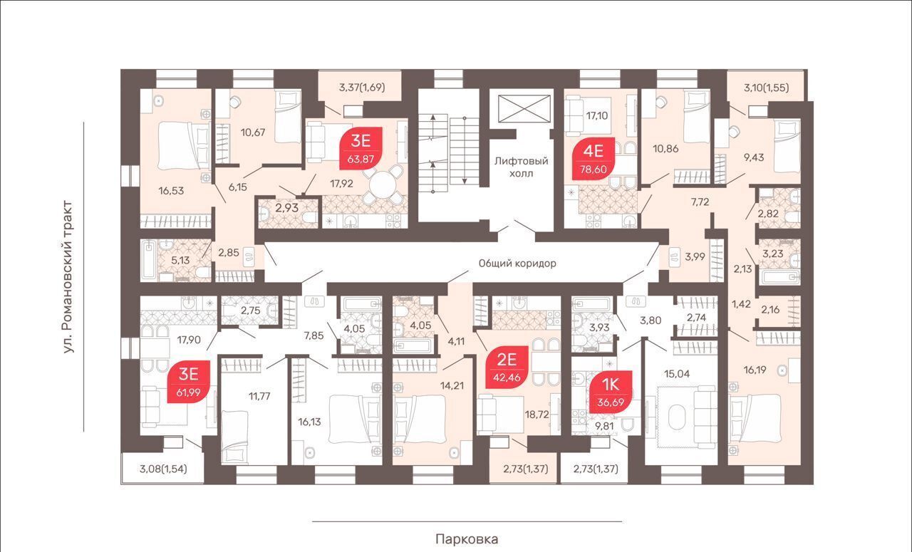 квартира г Чита р-н Железнодорожный тракт Романовский 31 фото 2