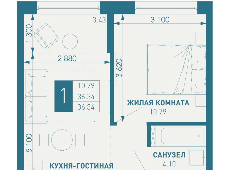 квартира г Краснодар п Березовый Витаминкомбинат муниципальное образование фото 1