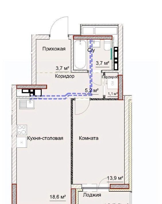 квартира г Ижевск р-н Первомайский Южный ул Карла Либкнехта 46 фото 2