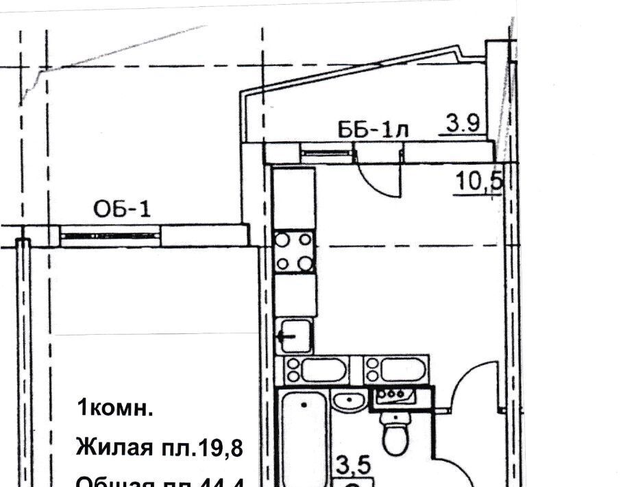 квартира г Одинцово Новая Трехгорка ул Кутузовская 7 микрорайон «Новая Трёхгорка» Кунцевская фото 9