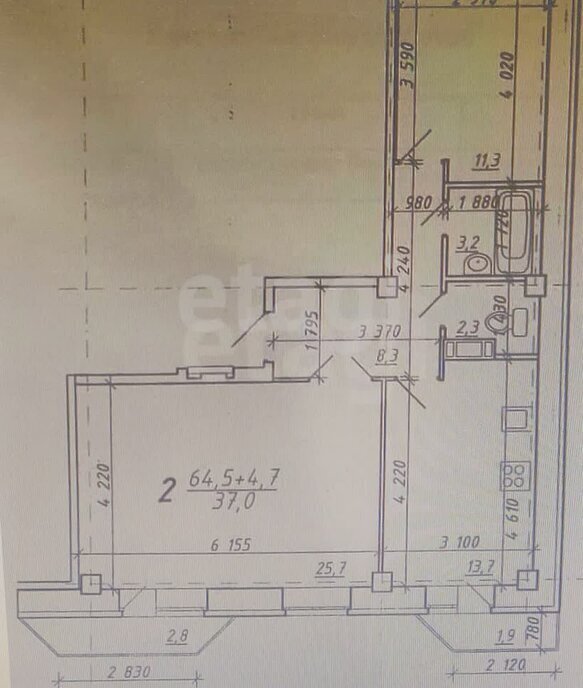 квартира г Абакан ул Некрасова 23б фото 15