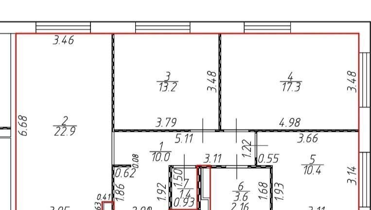 квартира г Одинцово ул Каштановая 14 Одинцово, Одинцовский г. о. фото 23