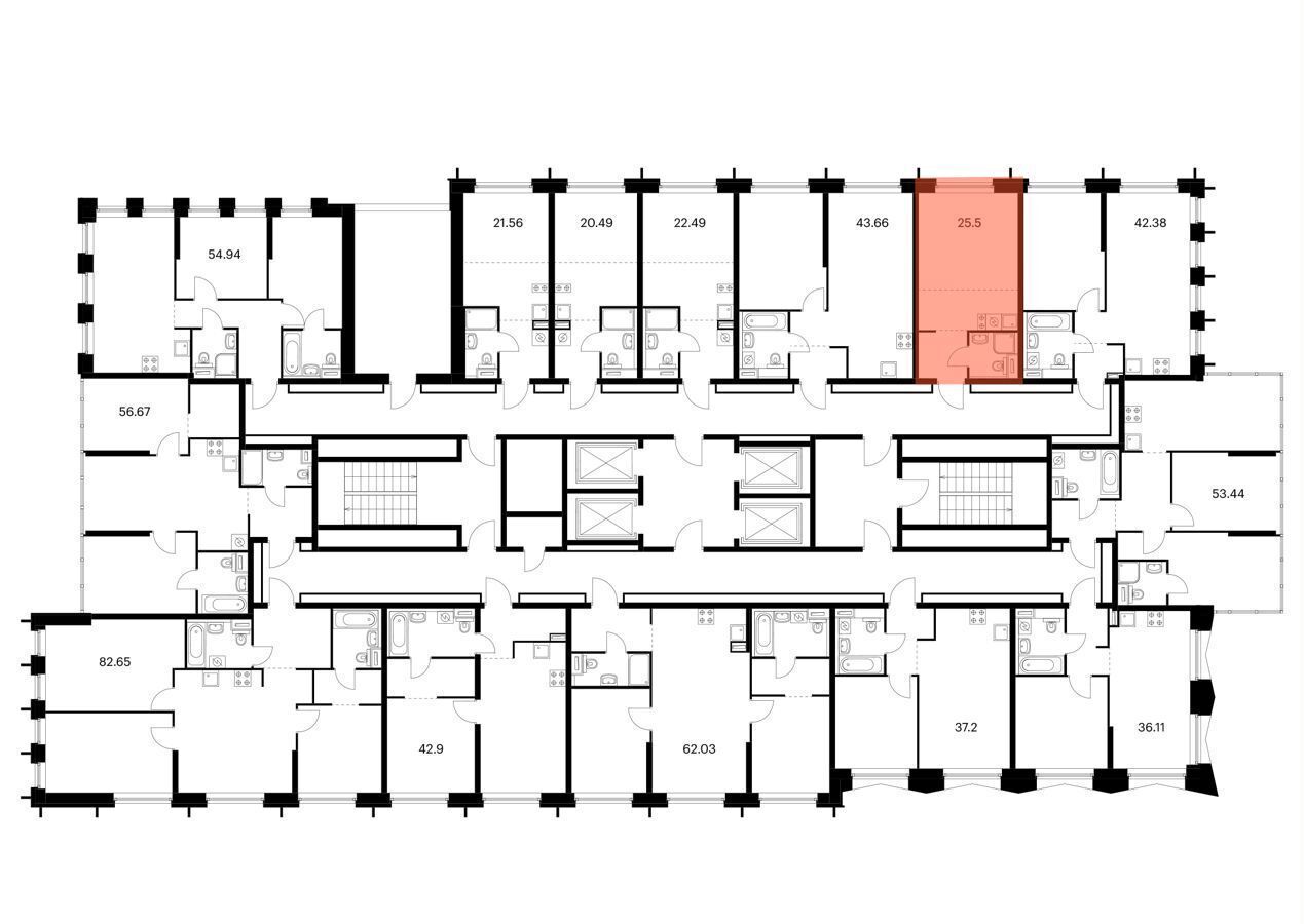 квартира г Москва метро Ховрино ул Ижорская з/у 6/6, корп. 1. 4 фото 2