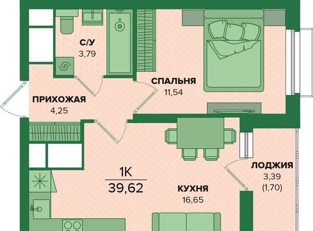 р-н Центральный 1 квартал «Б», 2» фото