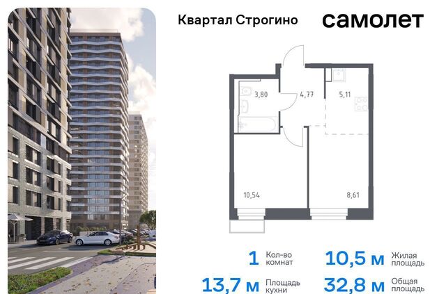 ЖК «Квартал Строгино» к 2, Московская область, Красногорск фото