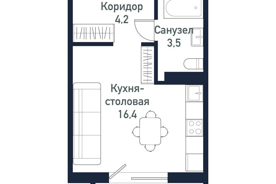 квартира р-н Сосновский п Западный 7-й квартал фото 1