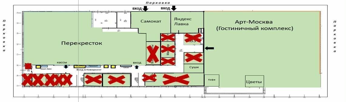 торговое помещение г Москва метро Красный Балтиец ул Космонавта Волкова 6а фото 2