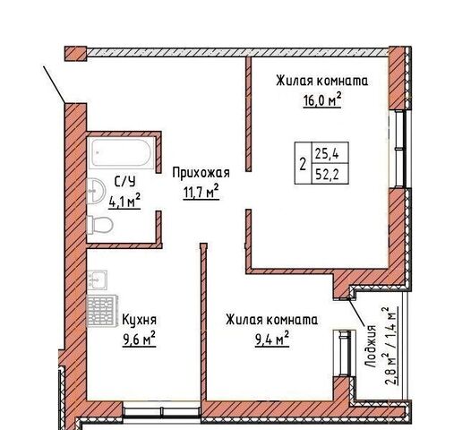 г Самара р-н Куйбышевский жилой район «Волгарь» мкр. 5А, д. 1 фото