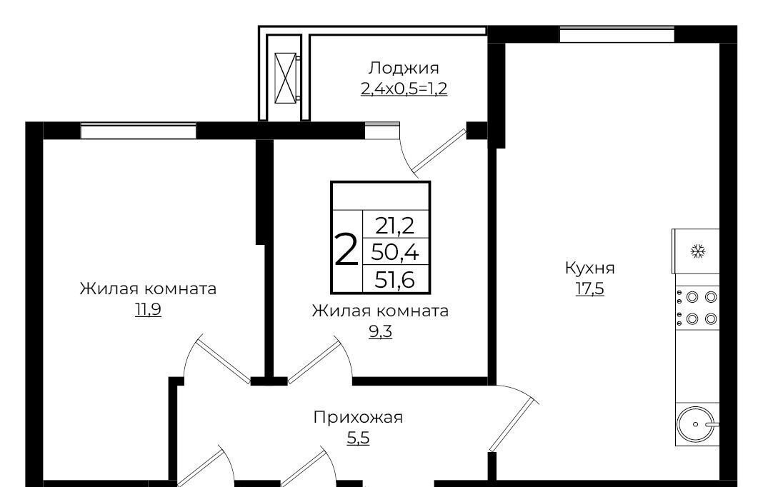 квартира г Краснодар р-н Прикубанский ЖК «Европа-Сити» 7 Европа Клубный Квартал 6 жилой комплекс фото 1