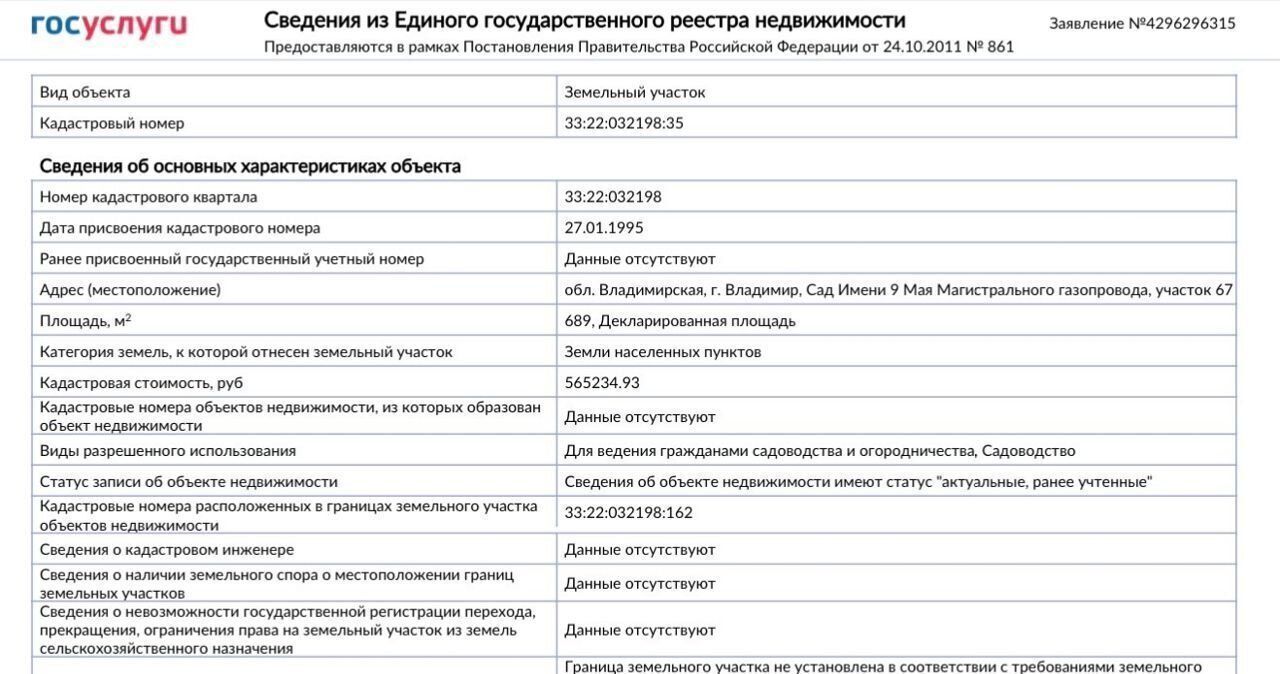 дом г Владимир р-н Фрунзенский Имени 9 Мая Магистрального газопровода сад фото 2