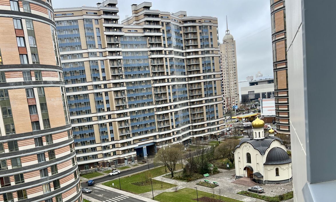 квартира г Санкт-Петербург метро Пионерская пр-кт Коломяжский 9к/2 округ Комендантский аэродром фото 9