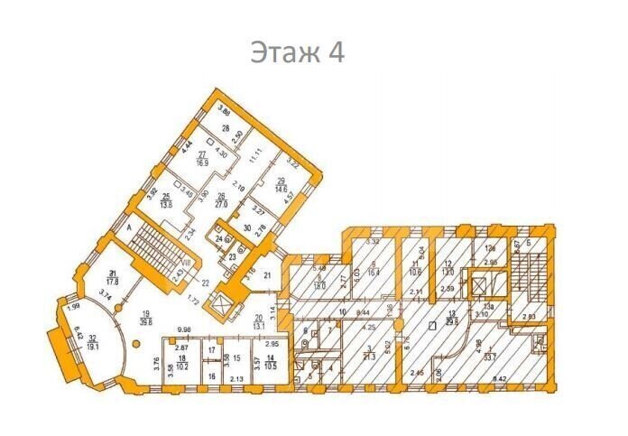 офис г Москва метро Полянка ул Большая Якиманка 17/2с 1 муниципальный округ Якиманка фото 6