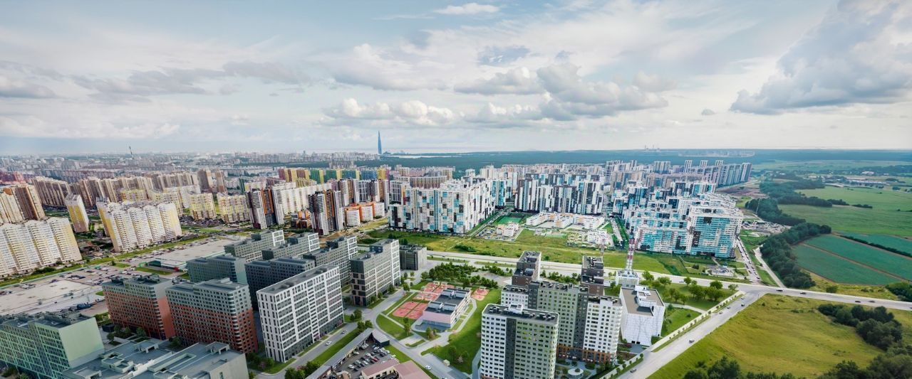 квартира г Санкт-Петербург метро Комендантский Проспект ЖК ЦДС Дримлайн округ Коломяги фото 4