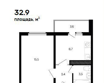 квартира г Ростов-на-Дону р-н Советский ул Ткачева 2 ЖК «5 элемент» д. 48 фото 2