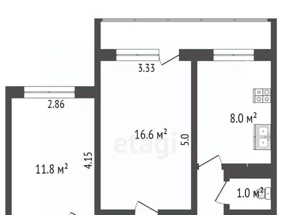 квартира г Калуга р-н Октябрьский ул Дорожная 33 фото 1