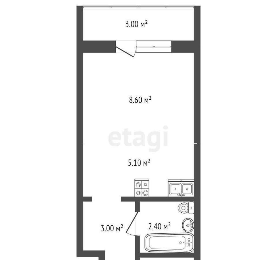 квартира г Москва метро Стахановская пр-кт Рязанский 2/2 ЖК «Аквилон BESIDE» корп. 1 фото 12