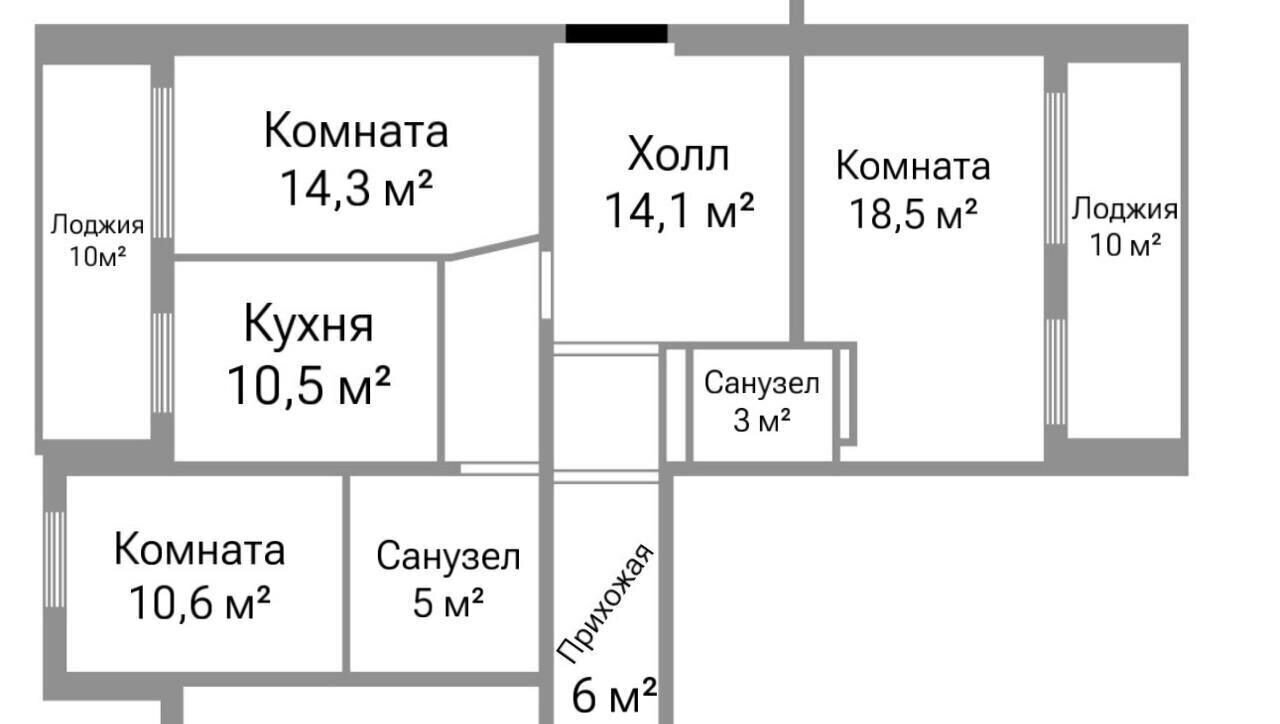 квартира г Екатеринбург р-н Верх-Исетский ул. Металлургов, 52 фото 23