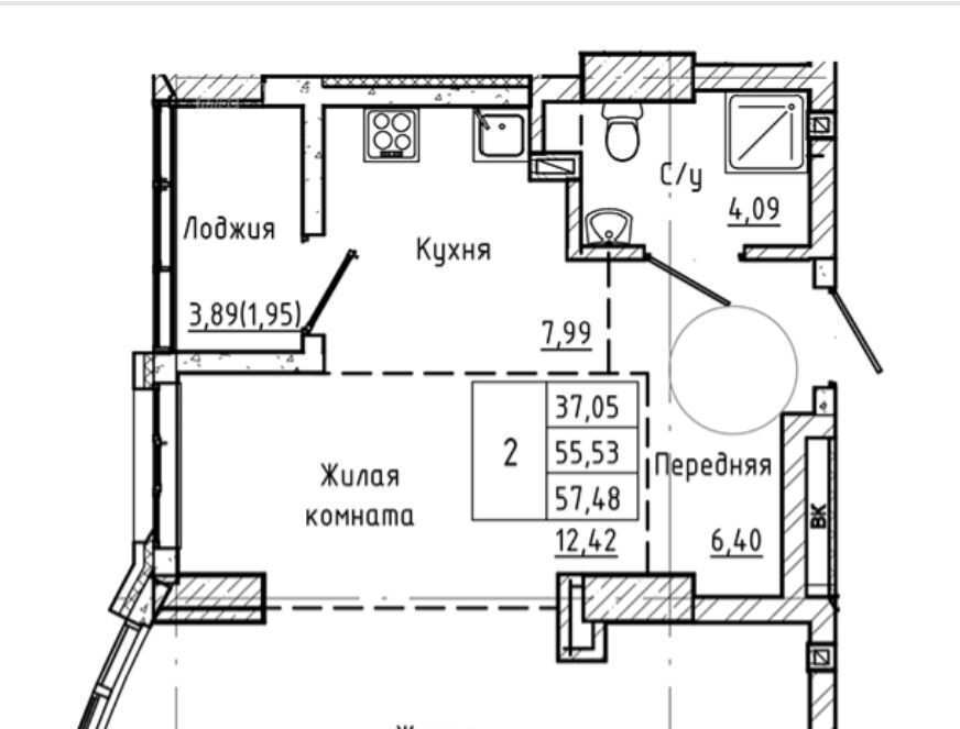 квартира г Ростов-на-Дону р-н Железнодорожный ул Привокзальная 3 фото 5