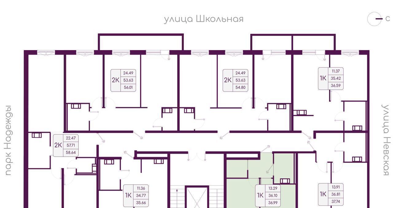 квартира р-н Всеволожский п Дубровка ул Школьная Дубровское городское поселение фото 2