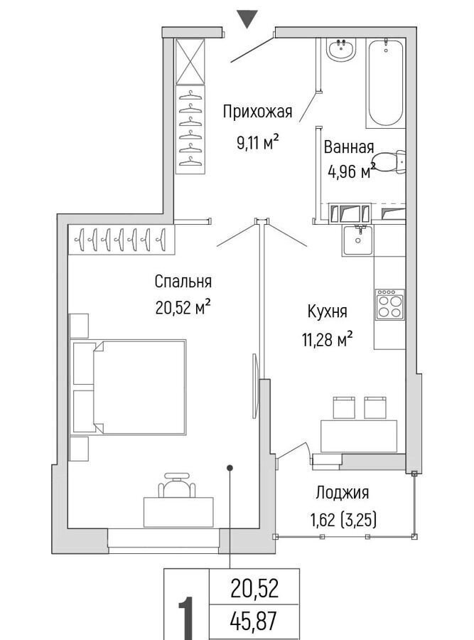 квартира г Красногорск Жилой дом М-5 ш. Новорижское фото 12